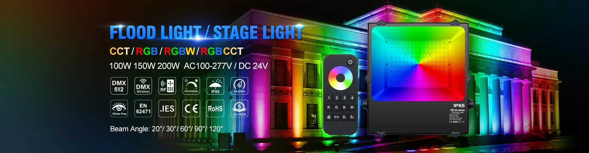 RGB LED Flood Light